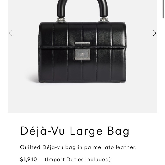 Ami alexandre mattiussi dejavu large bag - Picture 3 of 15